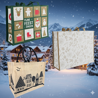 Kerstshoppers 2025: feestelijke tassen voor het kerstpakket Kerstshoppers 2025: feestelijke tassen voor het kerstpakket