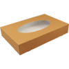 Cateringdoos BIO kraft/pla bruin 36x25x8cm