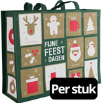 kerst tas groot non-woven