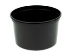 lastic spuitgiet bakjes rond REUSABLE transparant 500ml
