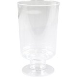 Plastic wijnglas met voet 150ml
