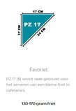 Papieren FSC® friet puntzak K17 bruin