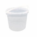 Plastic bakjes rond 5700ml met deksel en hengsel