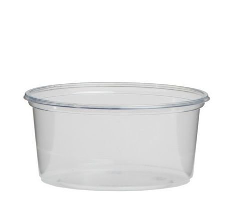 Sausbakjes rond 80ml transparant