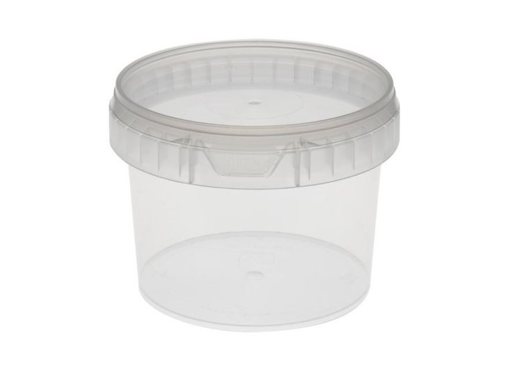Ronde bakjes 565ml met lekdichte deksel
