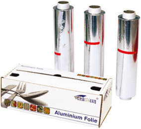 Aluminiumfolie rol in dispenserdoos 50cm
