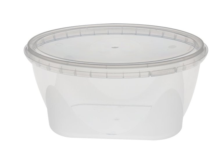 Ovale bakken 1100ml met lekdichte deksel
