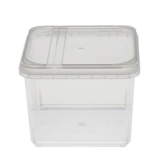 Plastic bakjes 360ml met klap deksel