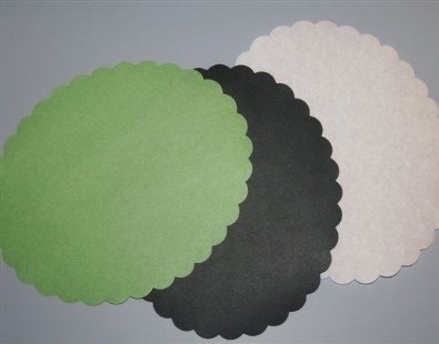 Meatsaver papier ovaal 12,2x14,5mm wit