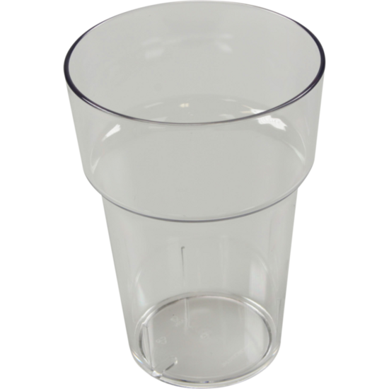 Plastic wegwerp bierglazen herbruikbaar 280cc 120 stuks
