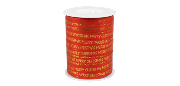 Lint rood Merry Christmas