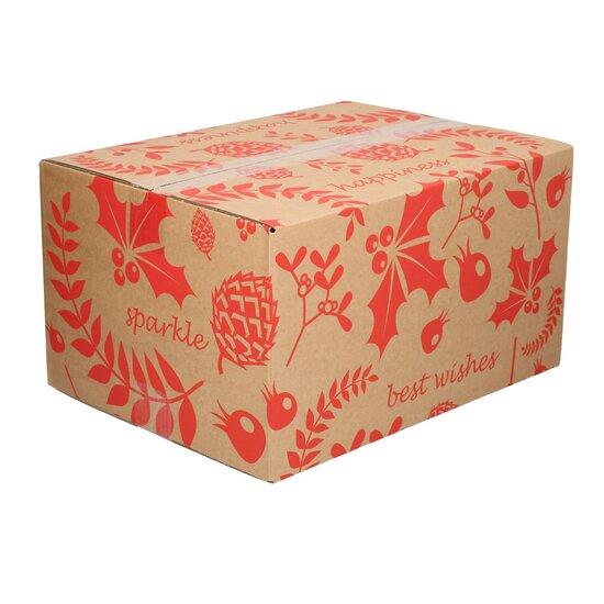 Kerstpakketdoos X-mas D 450x350x225mm