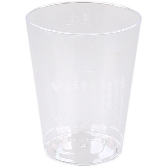 250 plastic borrelglazen / shotglaasjes wegwerp 40cc