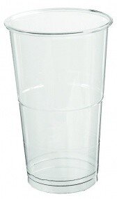 1000 plastic bierglazen wegwerp 250cc 