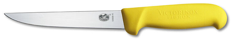 Victorinox mes voor gevogelte recht 15cm geel 5.6008.15
