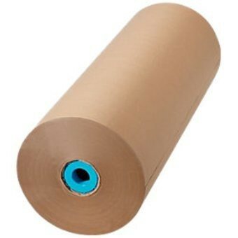 Bruin kraftpapier rol 40cm 