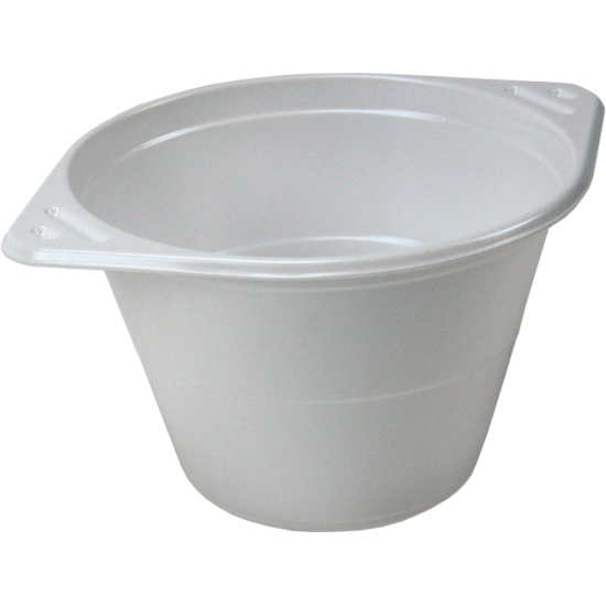 Plastic soepkommen wegwerp 250cc wit 100 stuks