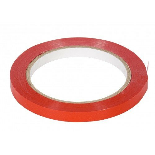 Zakkensluittape rood 16 rol