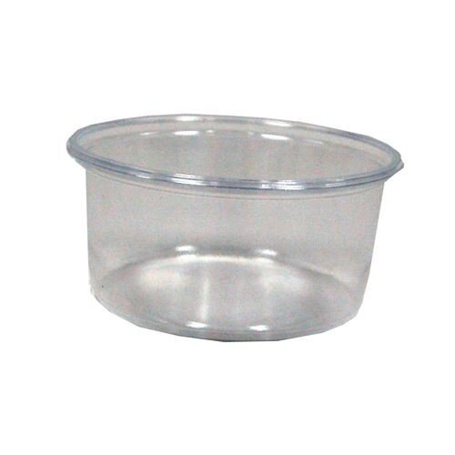 Ronde bakjes 250ml transparant