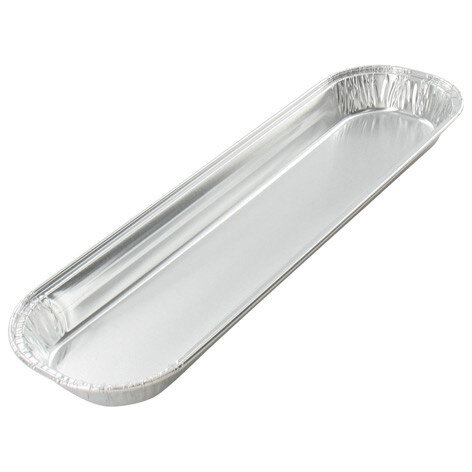 Langwerpige aluminium bakjes 28cm