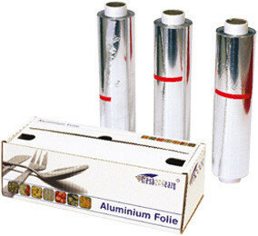 Aluminiumfolie rol in dispenserdoos 30cm