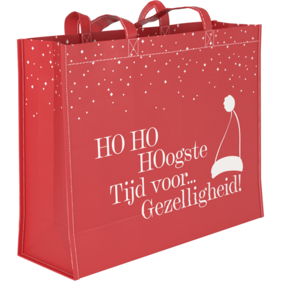 Kerstshoppers BIG Gezelligheid  45x15x36cm, 10 stuks