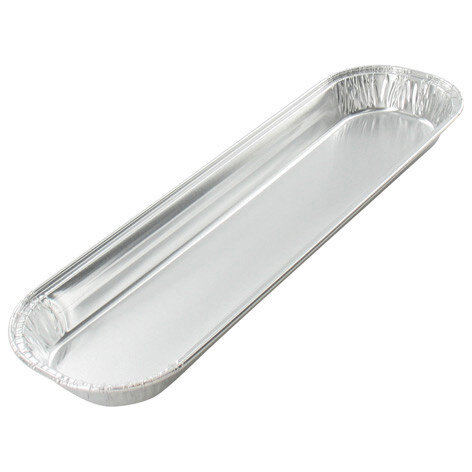 Langwerpige aluminium bakjes 19cm 