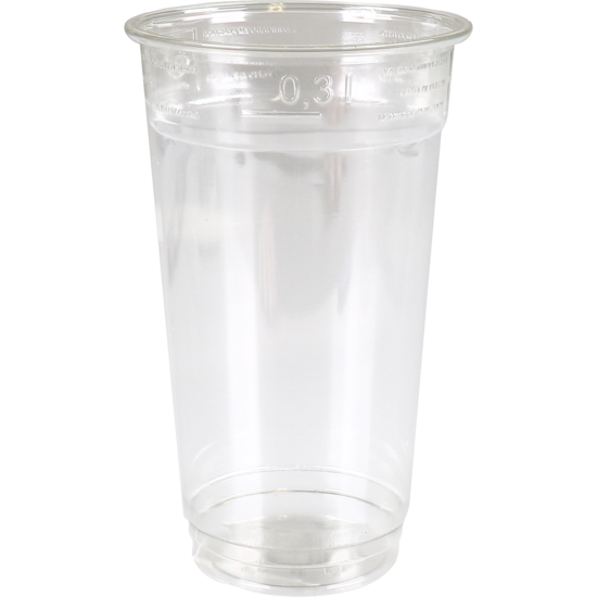 50 bierglazen gerecycled pet 300cc