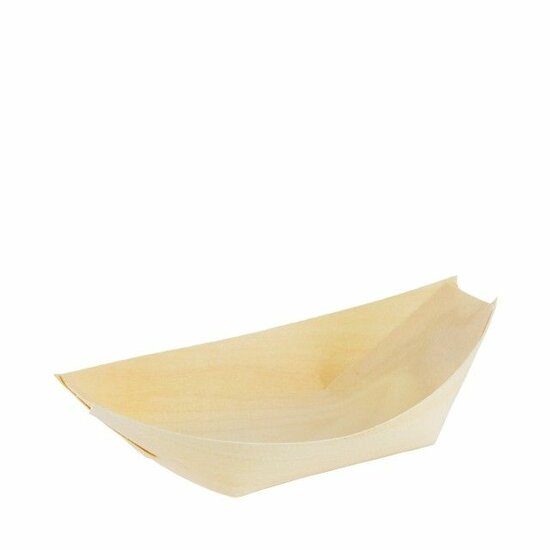 Amuse en saus bootjes hout