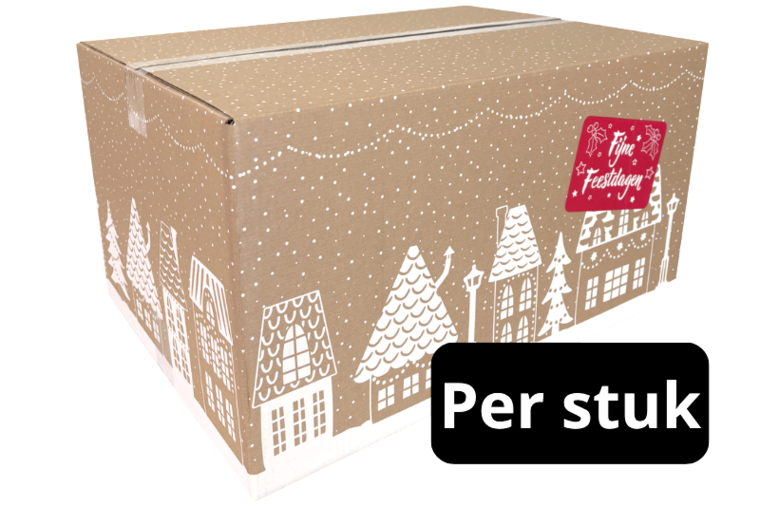 Kerstpakketdoos 'Een Witte Kerst' E 550x390x300mm