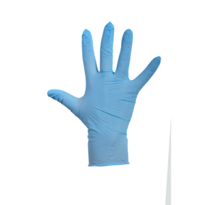 Handschoenen LATEX blauw ongepoederd