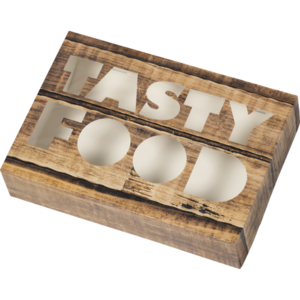 Cateringdoos "TASTY FOOD" 464x313x80mm