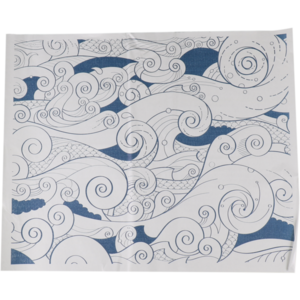 Haring vellen, edelpack "WAVES" 33x40cm