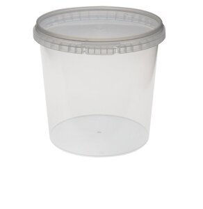 Plastic bakjes rond 1500ml