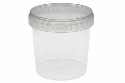 Plastic bakjes rond 1200ml