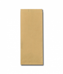 Papieren FSC® snackzak 11+8x27cm nr.25 (½ pond) bruin