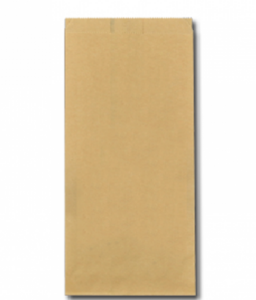 Papieren FSC® snackzak 16+10,5x32cm nr.28 (2 pond) bruin