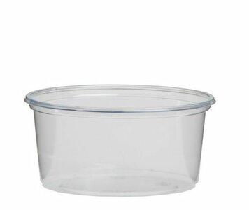 Saus bakjes rond pp plastic 50cc