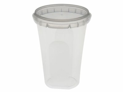 Plastic bakjes take away