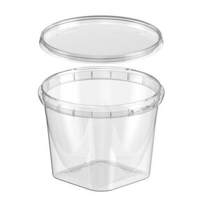 1140 plastic bak + deksel