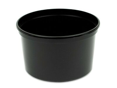 lastic spuitgiet bakjes rond REUSABLE transparant 500ml